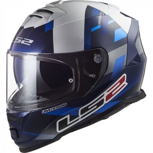 קסדה מלאה אל אס 2 סטורם כחול/ לבן – LS2 FF800 STORM MCPHEE REPLICA BLUE WHITE