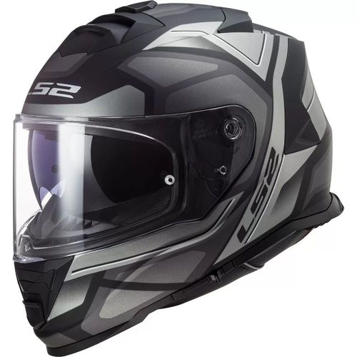 קסדה מלאה אל אס 2 סטורם שחור/ אפור – LS2 FF800 STORM II FIST BLACK GREY