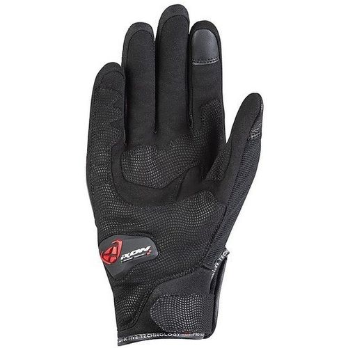 כפפות רכיבה קיץ בשילוב עור איקסון שחור – IXON RS RUN MS