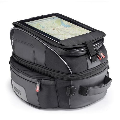 תיק מיכל בנפח 25 ליטר ג'י וי שחור – GIVI TANKLOCK XSTREAM 25L TANK BAG