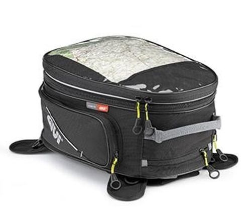 תיק מיכל מגנטי בנפח 25 ליטר ג'י וי שחור – GIVI EASY-T 25L TANKBAG MAGNET SYSTEM