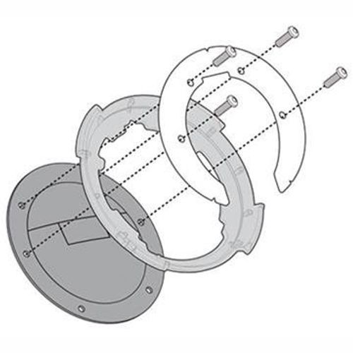 מתאם לתיק מיכל ג'י וי לסוזוקי – GIVI EASY LOCK SUZUKI DL