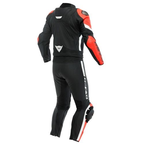 חליפת רכיבה עור 2 חלקים דיינז שחור/אדום/ לבן – DAINESE AVRO 4 LEATHER SUIT 2PCS