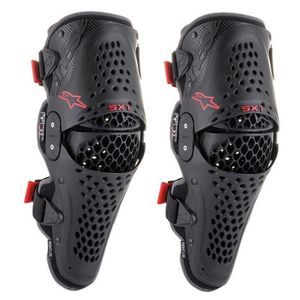 מגני ברכיים אלפינסטארס שחור/ אדום – ALPINESTARS SX-1 V2 KNEE PROTECTOR