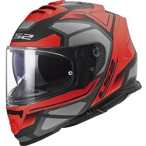 קסדה מלאה אל אס 2 סטורם אדום/ אפור מט – LS2 FF800 STORM FASTER MATT RED TITANIUM