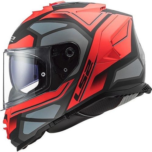 קסדה מלאה אל אס 2 סטורם אדום/ אפור מט – LS2 FF800 STORM FASTER MATT RED TITANIUM