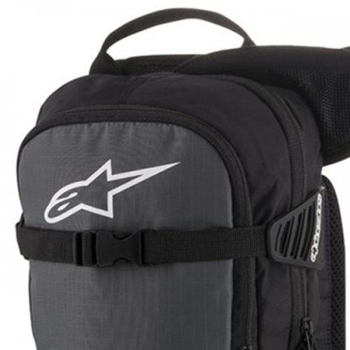 תיק רכיבה עם מים אלפינסטארס שחור/ אפור – ALPINSTARS IGUANA HYDRATION BACKPACK