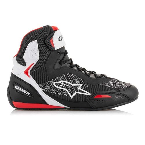 נעלי רכיבה אלפינסטארס שחור/ לבן/ אדום – ALPINESTARS FASTER 3