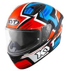 קסדה מלאה קיי ווי טי כחול/ אדום/ לבן – KYT NF-R ARTWORK RED/ BLUE