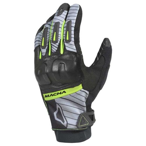 כפפות רכיבה קיץ מקנה שחור/ צהוב – MACNA GLOVE ATTILA RTX