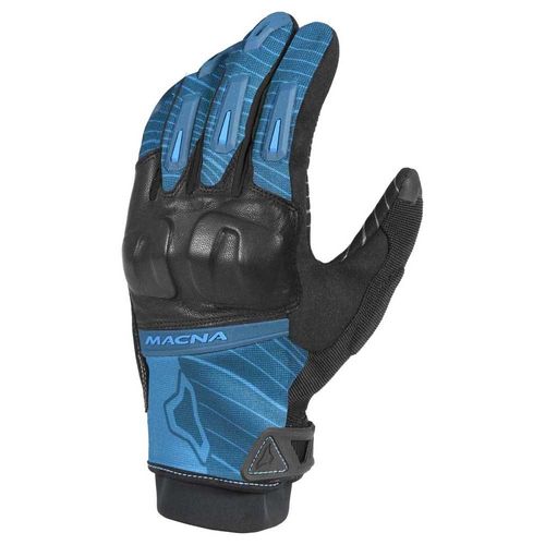כפפות רכיבה קיץ מקנה שחור/ כחול – MACNA GLOVE ATTILA RTX