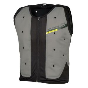 ווסט מקרר לרוכב מקנה אפור/ שחור – MACNA COOLING VEST DRY EVO