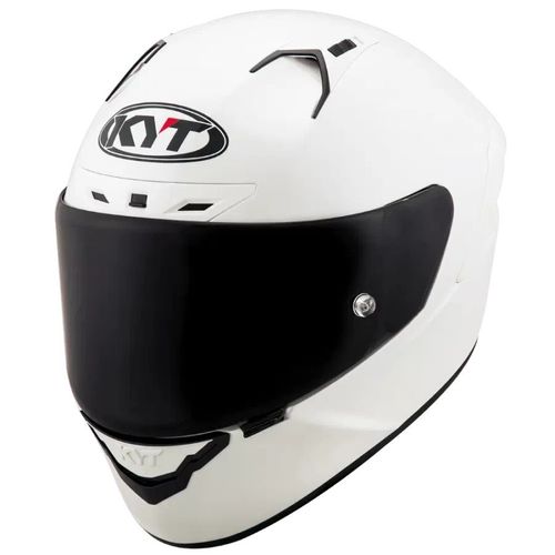 קסדה מלאה קיי ווי טי לבן מבריק – KYT NX-RACE PLAIN WHITE