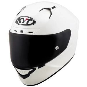 קסדה מלאה קיי ווי טי לבן מבריק – KYT NX-RACE PLAIN WHITE
