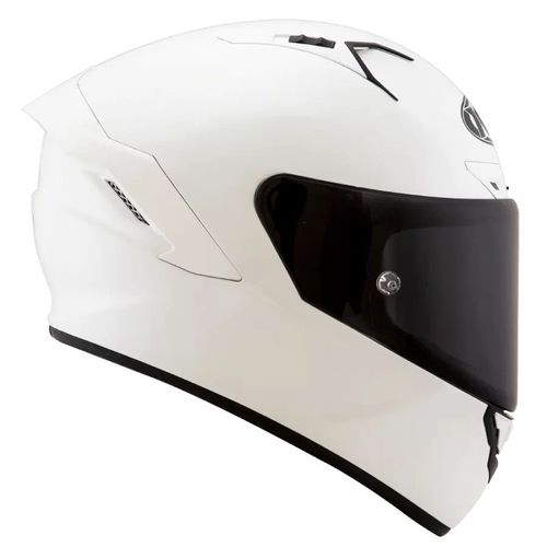 קסדה מלאה קיי ווי טי לבן מבריק – KYT NX-RACE PLAIN WHITE
