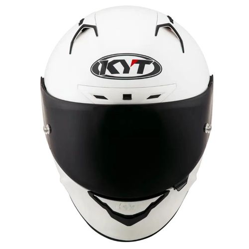 קסדה מלאה קיי ווי טי לבן מבריק – KYT NX-RACE PLAIN WHITE
