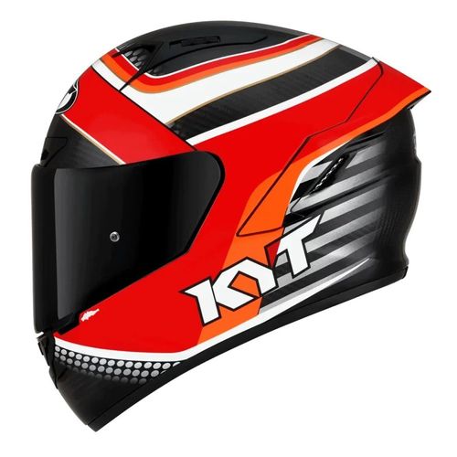 קסדה מלאה קיי ווי טי קרבון/ אדום/ לבן – KYT NX-RACE PIRRO REPLICA CARBON