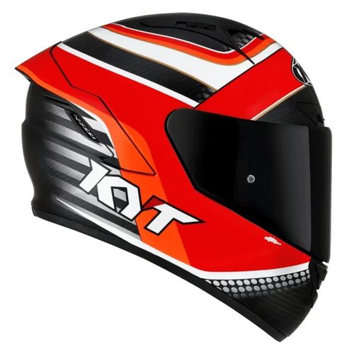קסדה מלאה קיי ווי טי קרבון/ אדום/ לבן – KYT NX-RACE PIRRO REPLICA CARBON