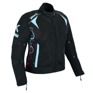 מעיל רב עונתי נשים ספרקס שחור/ תכלת – SPARX FORCE LADIES