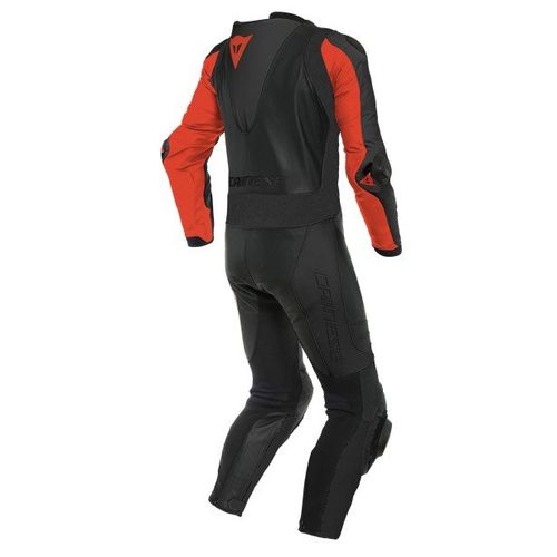 חליפת רכיבה עור חלק אחד דיינז שחור/ אדום – DAINESE LAGUNA SECA 5 LEATHER SUIT 1PCS