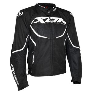 מעיל רכיבה רב עונתי גברים איקסון שחור/ לבן – IXON CYCLON