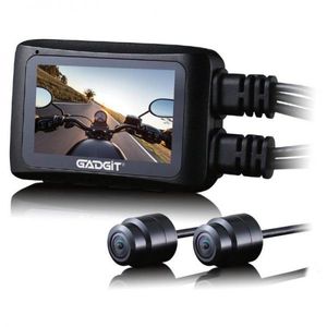 מצלמת דרך קדמית ואחורית לאופנוע – GADGIT MOTOVIEW PRO