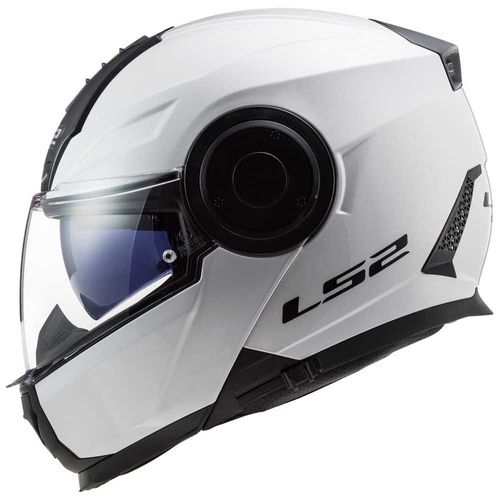 קסדה נפתחת אל אס 2 סקופ לבן מבריק – LS2 FF902 SCOPE SOLID GLOSS WHITE
