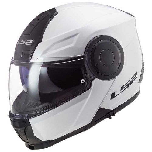 קסדה נפתחת אל אס 2 סקופ לבן מבריק – LS2 FF902 SCOPE SOLID GLOSS WHITE