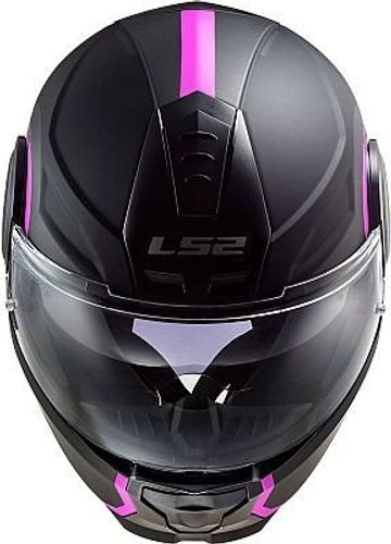 קסדה נפתחת אל אס 2 סקופ שחור/ טיטניום/ ורוד – LS2 FF902 SCOPE ARCH MATT TITANIUM PINK