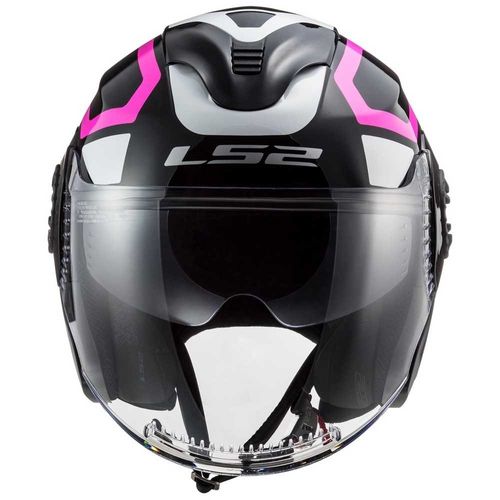 קסדת 3/4 אל אס 2 ורסו שחור/ סגול/ לבן – LS2 OF570 VERSO MARKER MATT BLACK VIOLET
