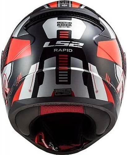 קסדה מלאה אל אס 2 רפיד שחור/ אדום/ לבן – LS2 RAPID FF353