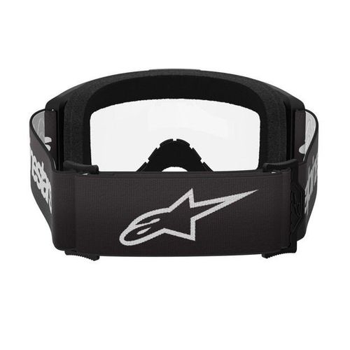 משקפי אבק אלפינסטארס שחור/ עדשה שקופה – ALPINESTARS VISION 3 WORDMARK
