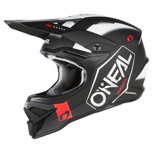 קסדת רכיבה אוניל שחור/ לבן/ אדום – ONEAL 3SRS HEXX V.23