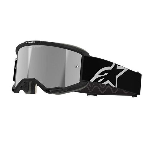 משקפי אבק אלפינסטארס שחור/ עדשת מראה – ALPINESTARS VISION 5 CORP