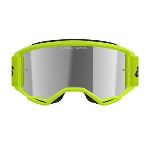 משקפי אבק אלפינסטארס צהוב/ עדשת מראה – ALPINESTARS VISION 3 WORDMARK