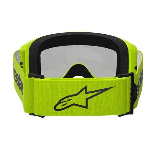 משקפי אבק אלפינסטארס צהוב/ עדשת מראה – ALPINESTARS VISION 3 WORDMARK