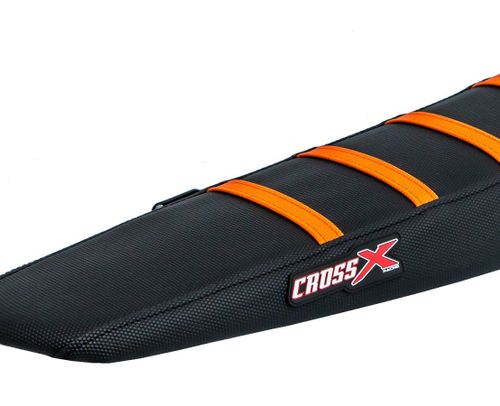 כיסוי מושב לאופנוע שטח קטמ שחור/ כתום – CROSS X RACING SEAT COVER 125-500 KTM SX/SXF 11-15 EXC/F 12-16
