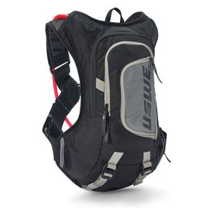 תיק רכיבה שחור/ אפור – USWE MOTO HYDRO 8L HYDRATION PACK BLACK