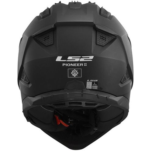 קסדת אדוונצ'ר אל אס 2 פיוניר II שחור מט – LS2 PIONEER MX 702