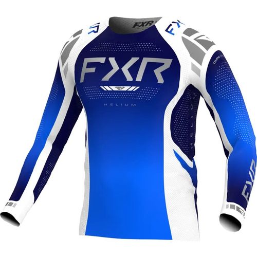 חליפת רכיבה אף אקס אר כחול/ לבן – FXR RACING HELIUM COMBO COBALT V25‏
