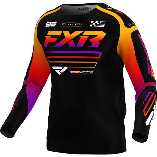 חליפת רכיבה אף אקס אר שחור/ צהוב/ אדום – FXR RACING CLUTCH COMBO V25‏
