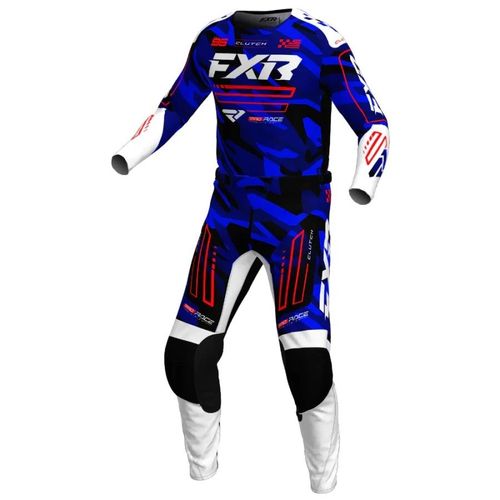 חליפת רכיבה אף אקס אר כחול/ אדום – FXR RACING CLUTCH COMBO V25‏