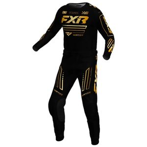 חליפת רכיבה אף אקס אר שחור/ זהב – FXR RACING CLUTCH COMBO V25‏