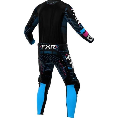 חליפת רכיבה אף אקס אר שחור/ כחול/ ורוד – FXR RACING PODIUM GEAR V25‏