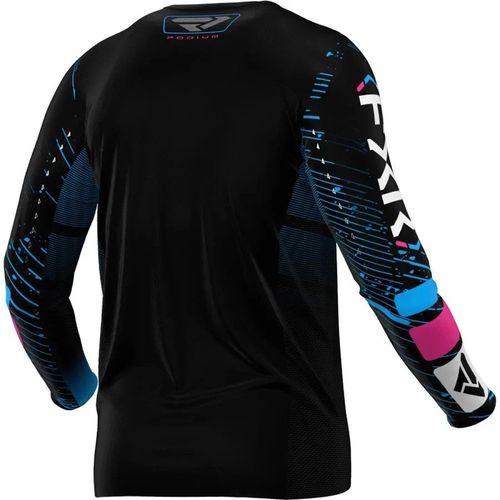 חליפת רכיבה אף אקס אר שחור/ כחול/ ורוד – FXR RACING PODIUM GEAR V25‏