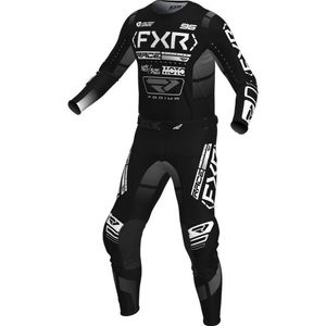 חליפת רכיבה אף אקס אר שחור/ לבן – FXR RACING PODIUM GEAR V25‏