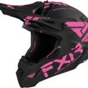 קסדת רכיבה אף אקס אר שחור/ ורוד – FXR RACING HELIUM RACE