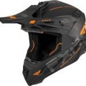 קסדת רכיבה אף אקס אר שחור/ כתום – FXR RACING HELIUM RACE