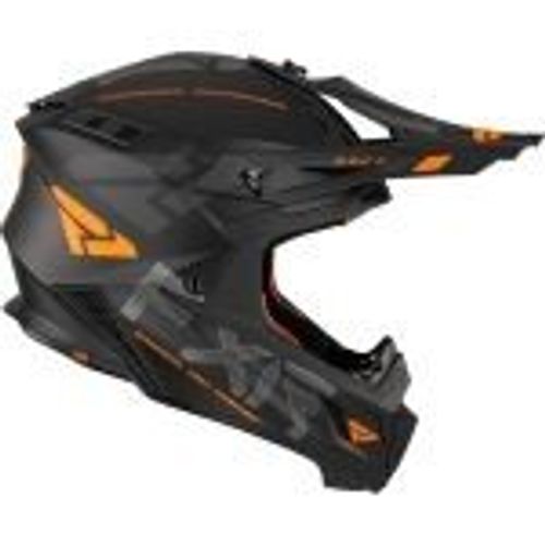 קסדת רכיבה אף אקס אר שחור/ כתום – FXR RACING HELIUM RACE