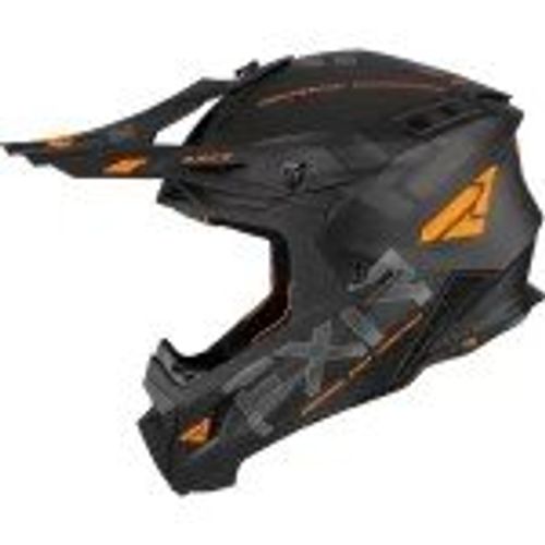 קסדת רכיבה אף אקס אר שחור/ כתום – FXR RACING HELIUM RACE